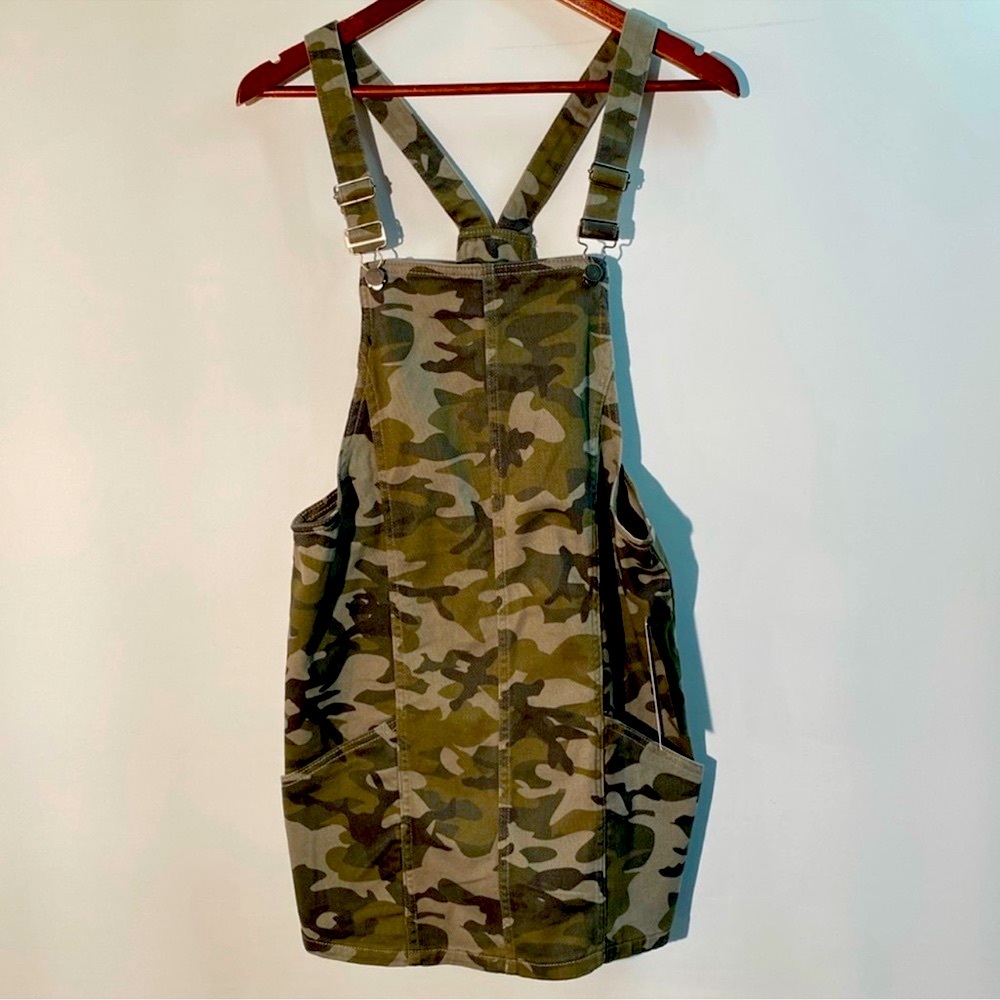 NWT Design Lab Lord & Taylor Green and Brown Sleeveless Casual Dress